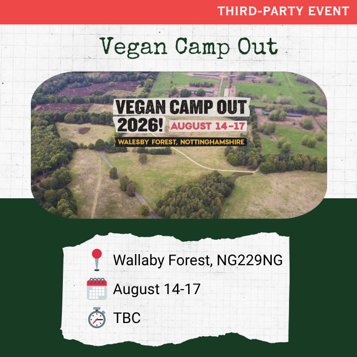 Vegan Campout Poster