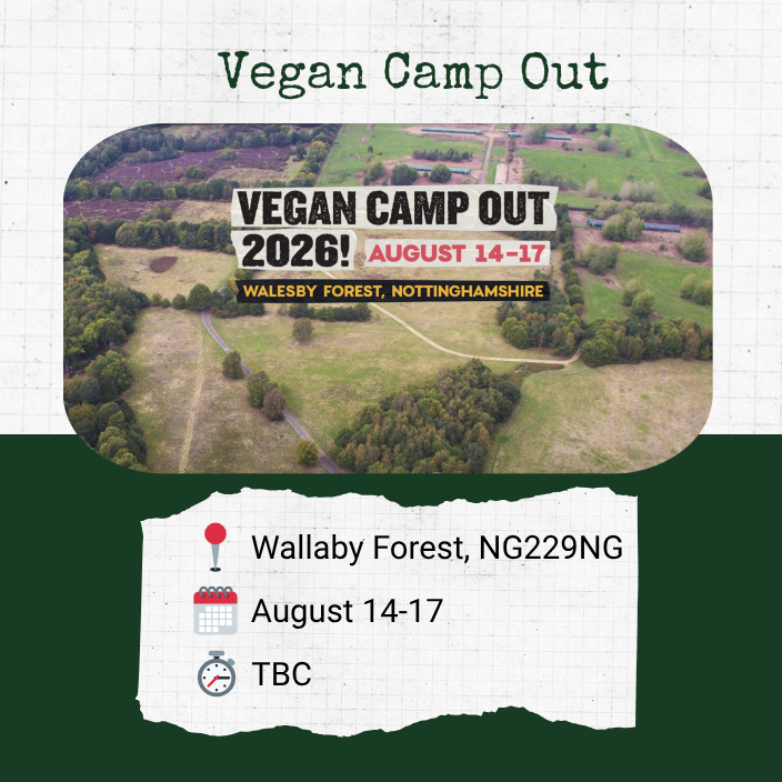 Vegan Campout Poster