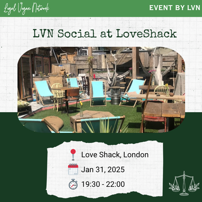 Poster for LVN Social happening at Lovesick, featuring Photo of the Love Shack restaurant's sunny patio with fake grass, deck chairs, and wooden pannelling.