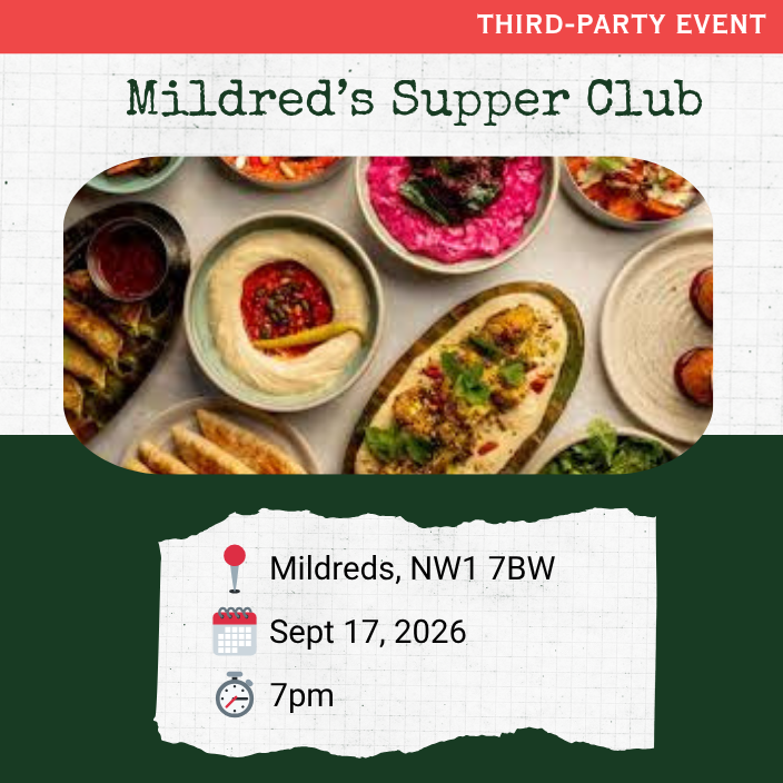 Poster for Sept 17 Mildreds Supper Club