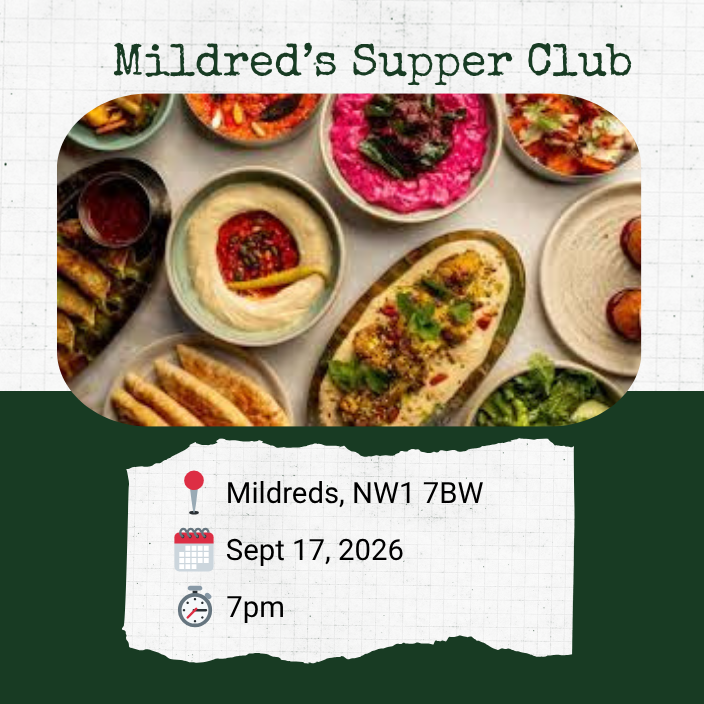 Poster for Sept 17 Mildreds Supper Club